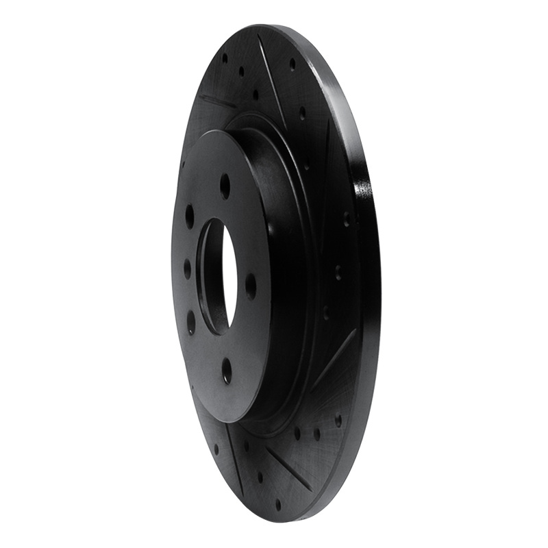 Buick Terraza Brake Rotor (1) - Rear Right - R1 Concepts - Drilled & Slotted - Black - 2005